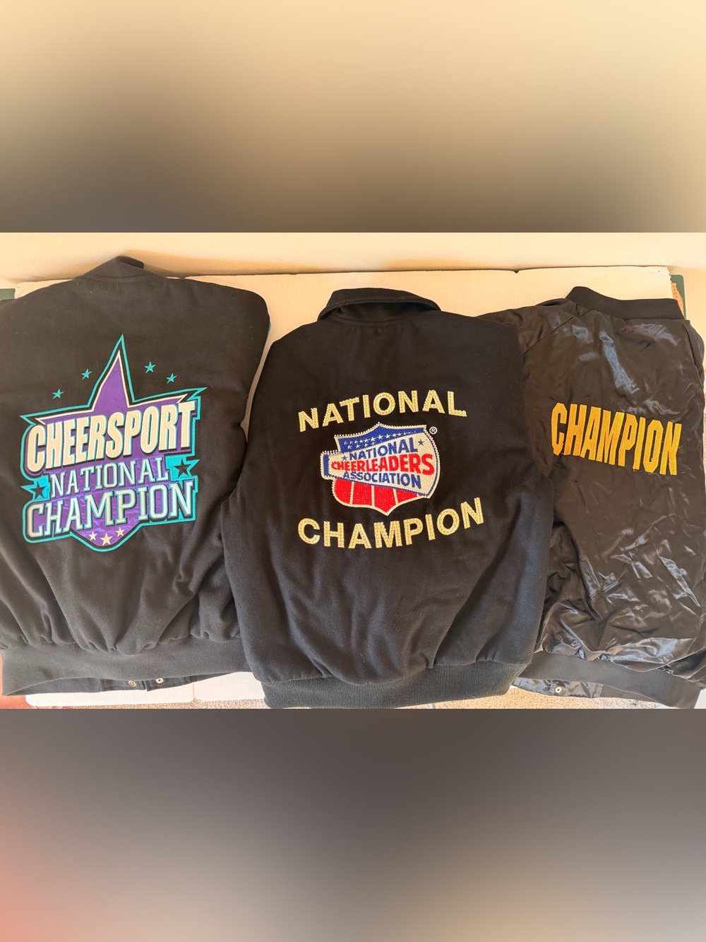 Cheerleading Triple Crown Cheer Champion Jackets NCA UCA Cheersport
